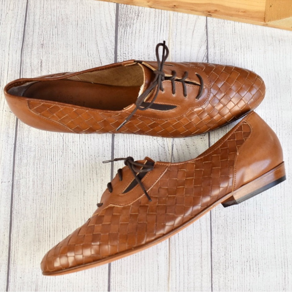 Sesto Meucci Basket Weave Womens Oxford Derbies Shoes 11N - Picture 7 of 7